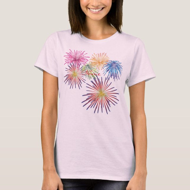 Camiseta Explosión de fuegos artificiales Thunder_Cove (Anverso)