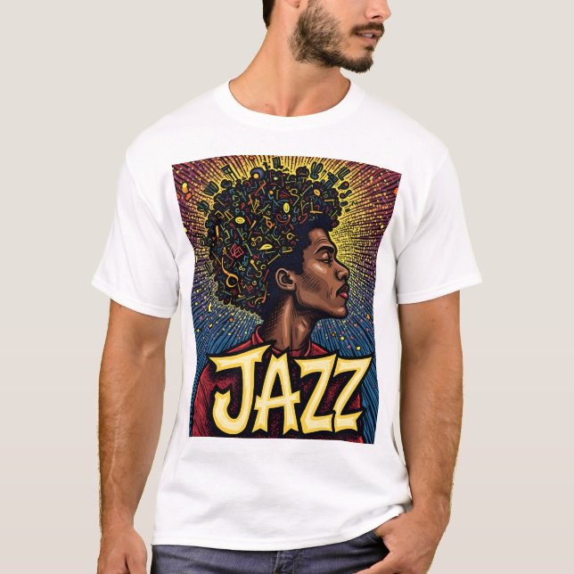 Camiseta Explosión de jazz (Anverso)
