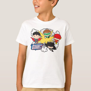 Camiseta Explosión de la Liga de Justicia de Chibi