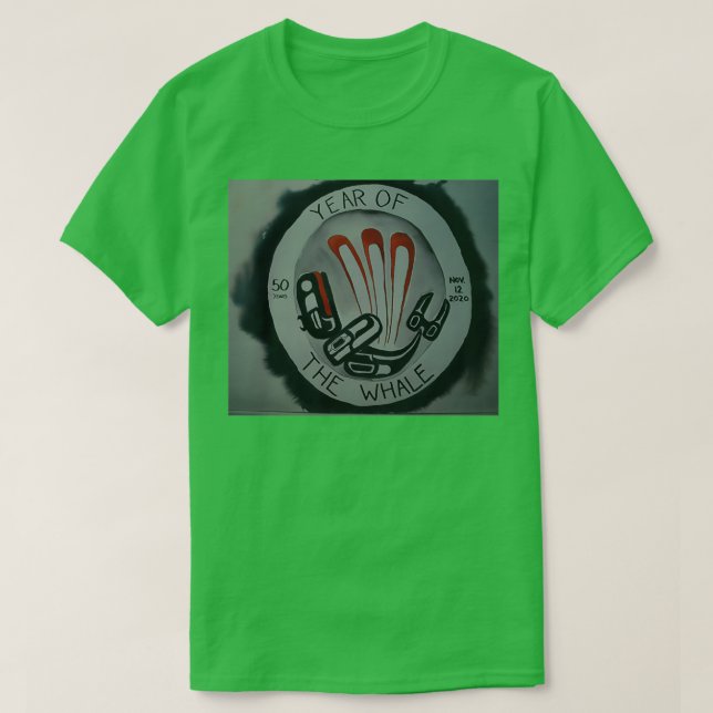 Camiseta Explosión de la versión nativa de la ballena (Diseño del anverso)