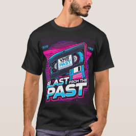 Camiseta Explosión de la VHS retro pasada y la captura de d