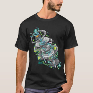 Camiseta Explosión de Música de Bajo