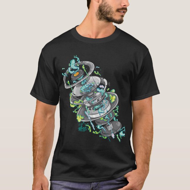 Camiseta Explosión de Música de Bajo (Anverso)