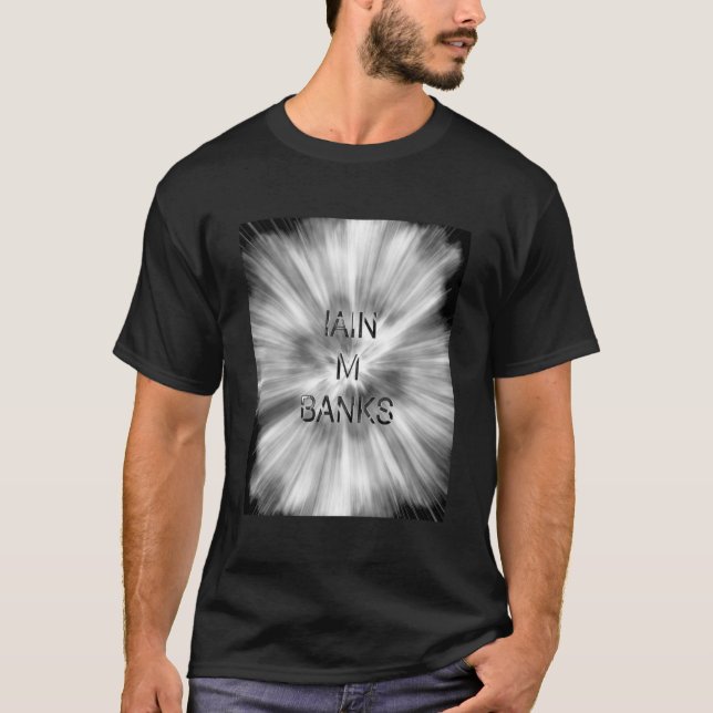 Camiseta Explosión de Nebulosa Iain M Banks (Anverso)