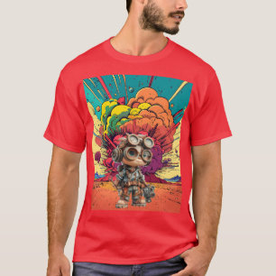 Camiseta Explosión de Personalizado mecánico de Steampunk