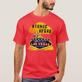 Camiseta Explosión de Rótulo de City Atomic Vegas Las Vegas