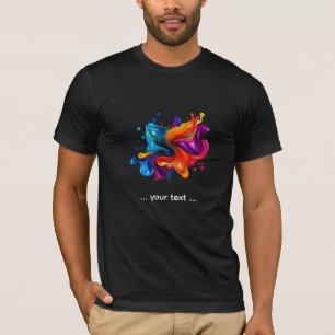 Camiseta explosión de salpicaduras de pintura