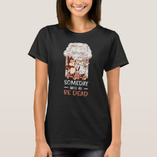 Camiseta Explosión De Toón Retro De Pan Existencial, Sarcas