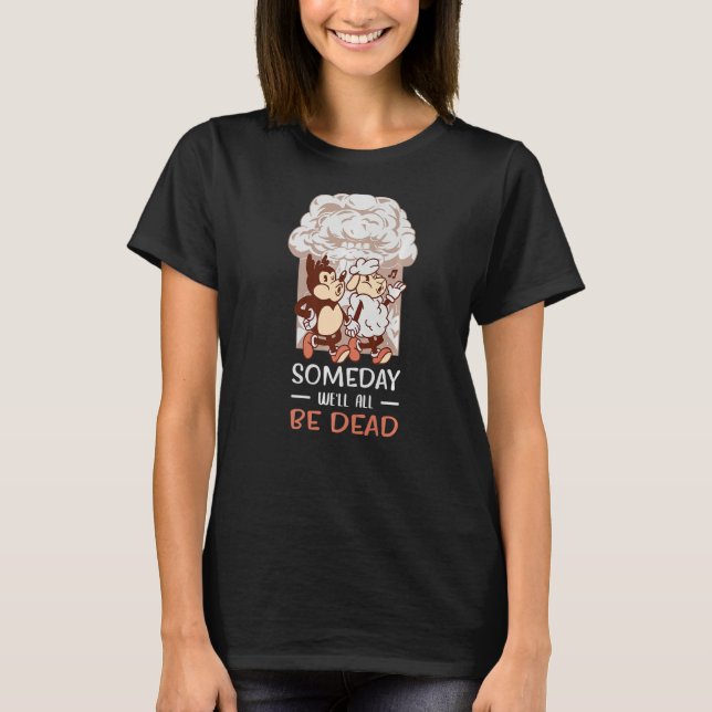 Camiseta Explosión De Toón Retro De Pan Existencial, Sarcas (Anverso)
