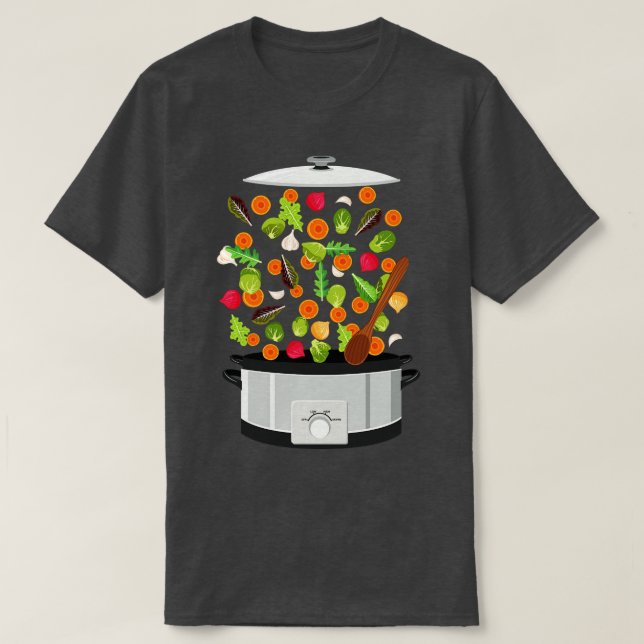 Camiseta Explosión de vegetación voladora (Diseño del anverso)