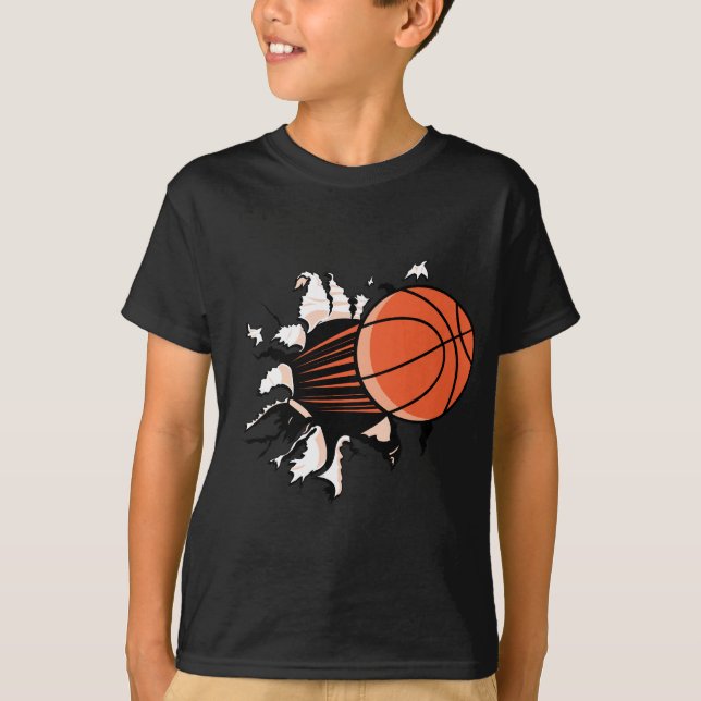 Camiseta Explosión del baloncesto (Anverso)