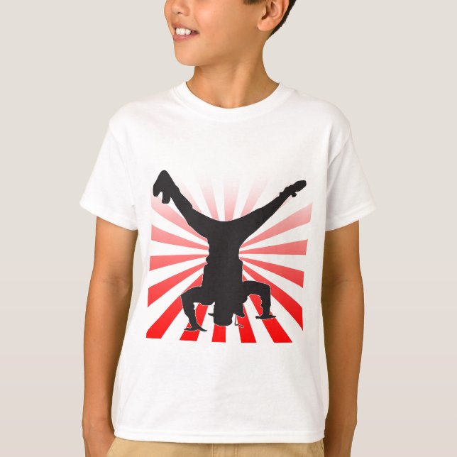 Camiseta explosión del break dance (Anverso)