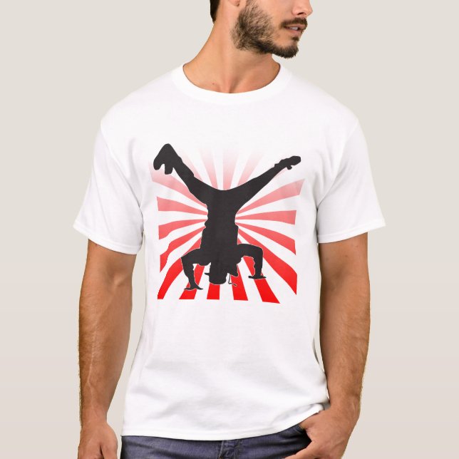 Camiseta explosión del break dance (Anverso)