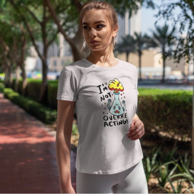 Camiseta Explosión del matraz de química (Subido por el creador)