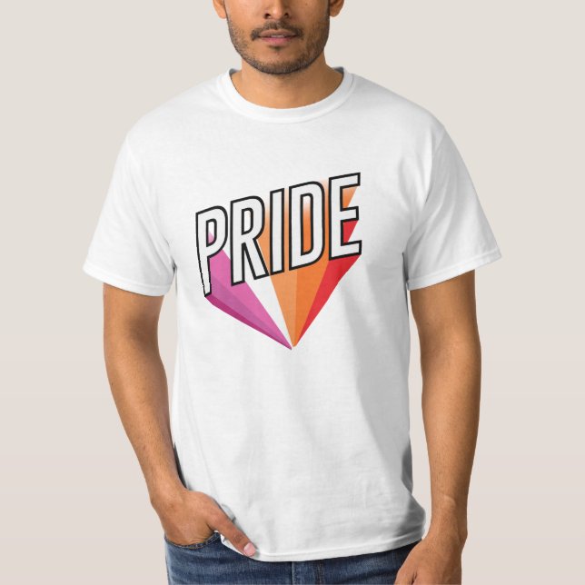 Camiseta Explosión del Orgullo Lésbico (Anverso)