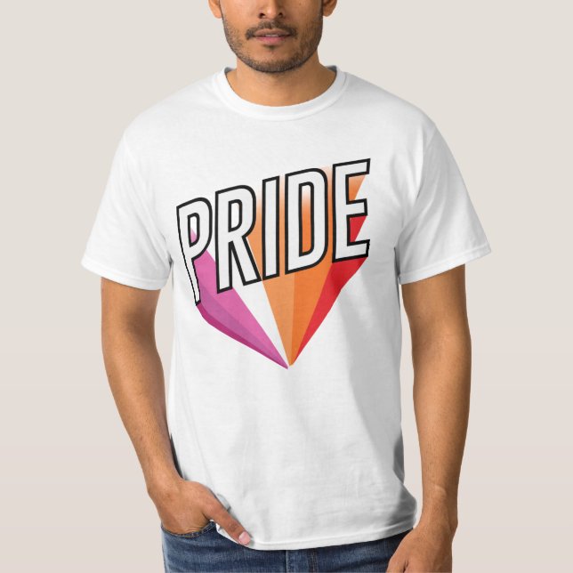 Camiseta Explosión del Orgullo Lésbico (Anverso)