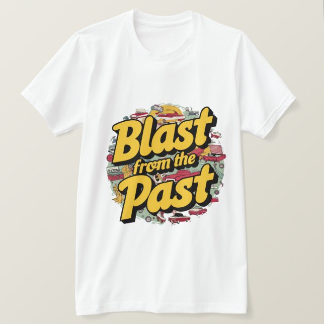 Camiseta Explosión del pasado (Anverso del diseño)