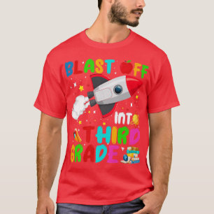 Camiseta Explosión en el espacio exterior del cohete de ter