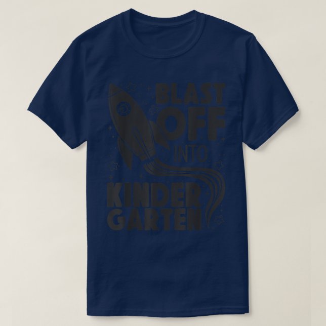 Camiseta Explosión en la educación infantil en el espacio d (Diseño del anverso)