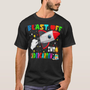 Camiseta Explosión en la zona exterior del cohete infantil