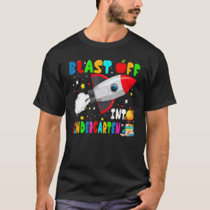Camiseta Explosión en la zona exterior del cohete infantil