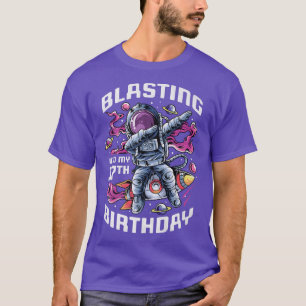 Camiseta Explosión en mi cumpleaños número 17, Astrón de 17