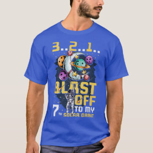 Camiseta Explosión En Mi Séptima Orbita Solar, Séptimo Día 