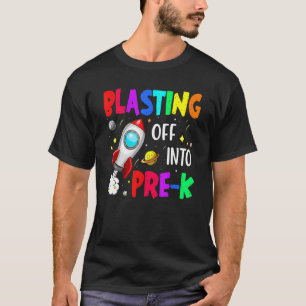 Camiseta Explosión En Niños Escolares Antes Del Primer Día 