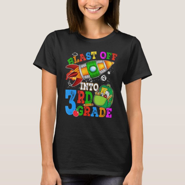 Camiseta Explosión en profesor de tercer grado (Anverso)