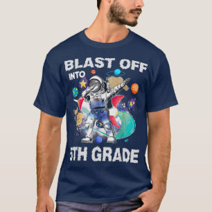 Camiseta Explosión en un astronauta de 5º grado