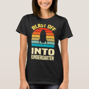 Camiseta explosión escolar en la escuela de primer día de p