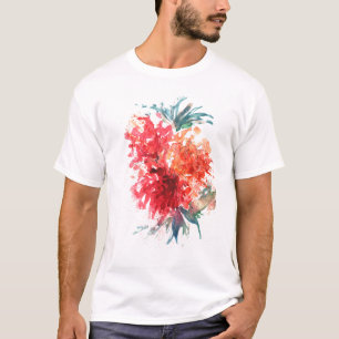Camiseta Explosión Floral Vibrante