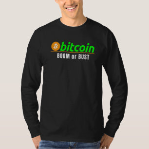 Camiseta Explosión o caída de Bitcoin  Cadena de bloques de