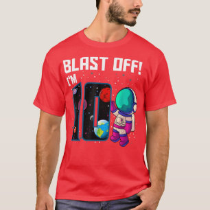 Camiseta Explosión, soy 10 Astronauta de cumpleaños... 10.º