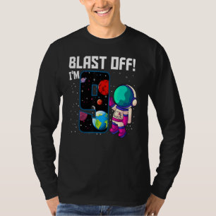Camiseta Explosión, soy el Astronauta de cumpleaños 9, Fies