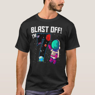 Camiseta Explosión, soy el séptimo Fiesta espacial del Astr