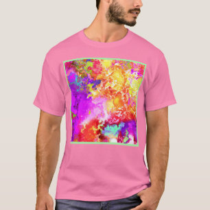 Camiseta Explosiones de color de abstracto artístico