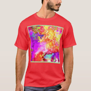 Camiseta Explosiones de color de abstracto artístico