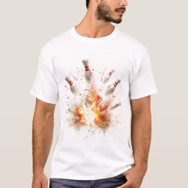 Camiseta Explosive Strike Bowling