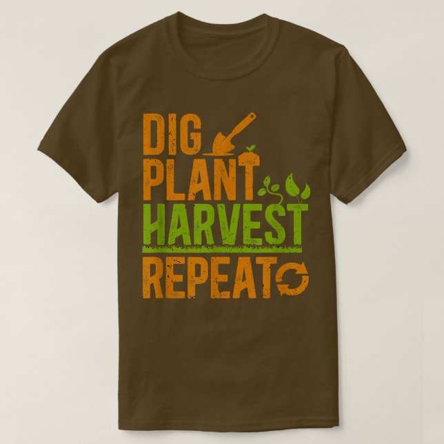 Camiseta Explotación agrícola agrícola de cosecha de hojara (Diseño del anverso)