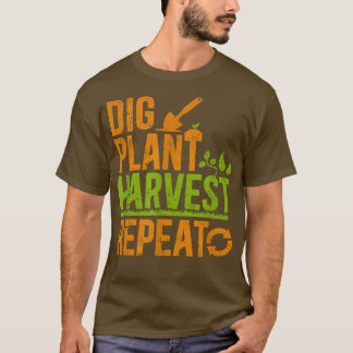 Camiseta Explotación agrícola agrícola de cosecha de hojara