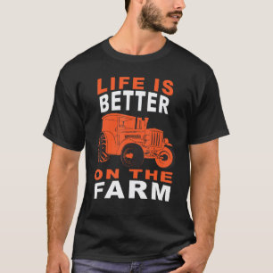 Camiseta Explotación agrícola y agricultura de agricultores