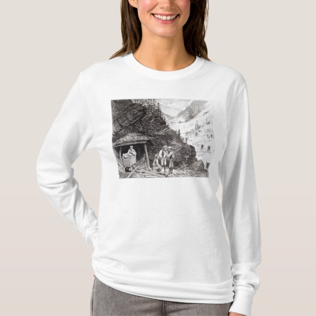 Camiseta Explotación minera del oro y de la plata (Anverso)