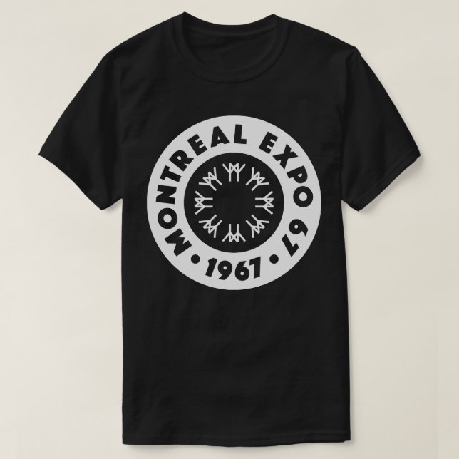 Camiseta Expo 67 Montreal Worlds Fair Circle White (Diseño del anverso)