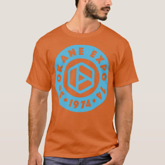 Camiseta Expo 74 Spokane Worlds Fair Circle Blue
