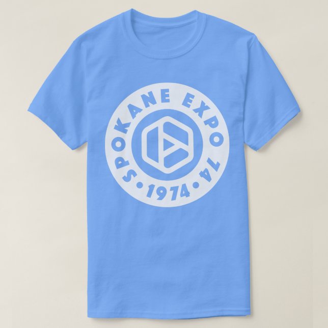Camiseta Expo 74 Spokane Worlds Fair Circle White (Diseño del anverso)