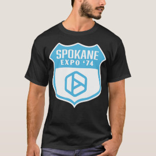 Camiseta Expo 74 Spokane Worlds Fair Retro Shield Blue
