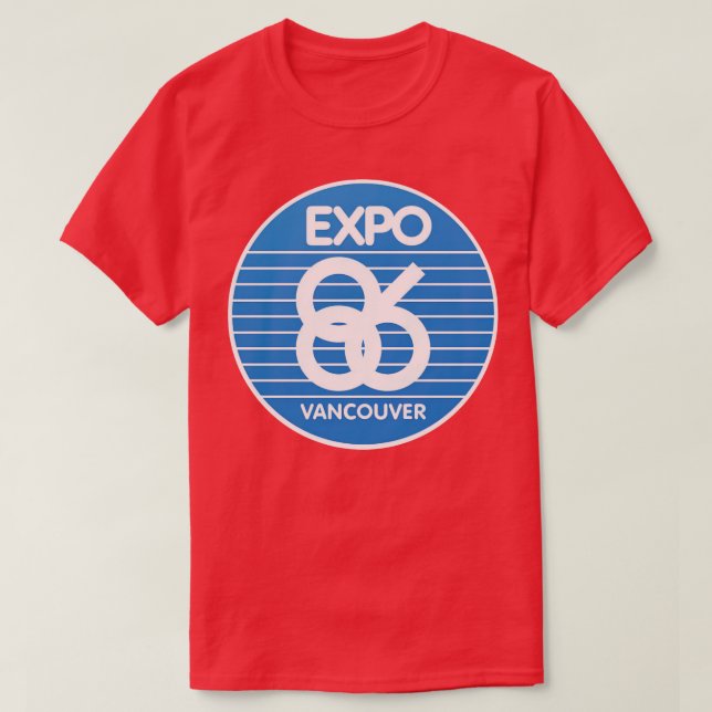 Camiseta Expo 86 Vancouver BC Canadá (Diseño del anverso)