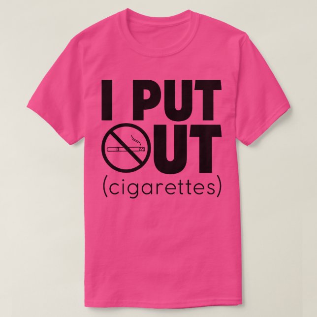 Camiseta Expongo la campaña contra el tabaco de cigarrillos (Diseño del anverso)