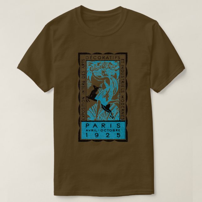 Camiseta Exposición Art Déco de París de 1925 (Diseño del anverso)